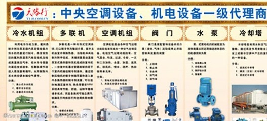 中央空調(diào)機器展板圖片